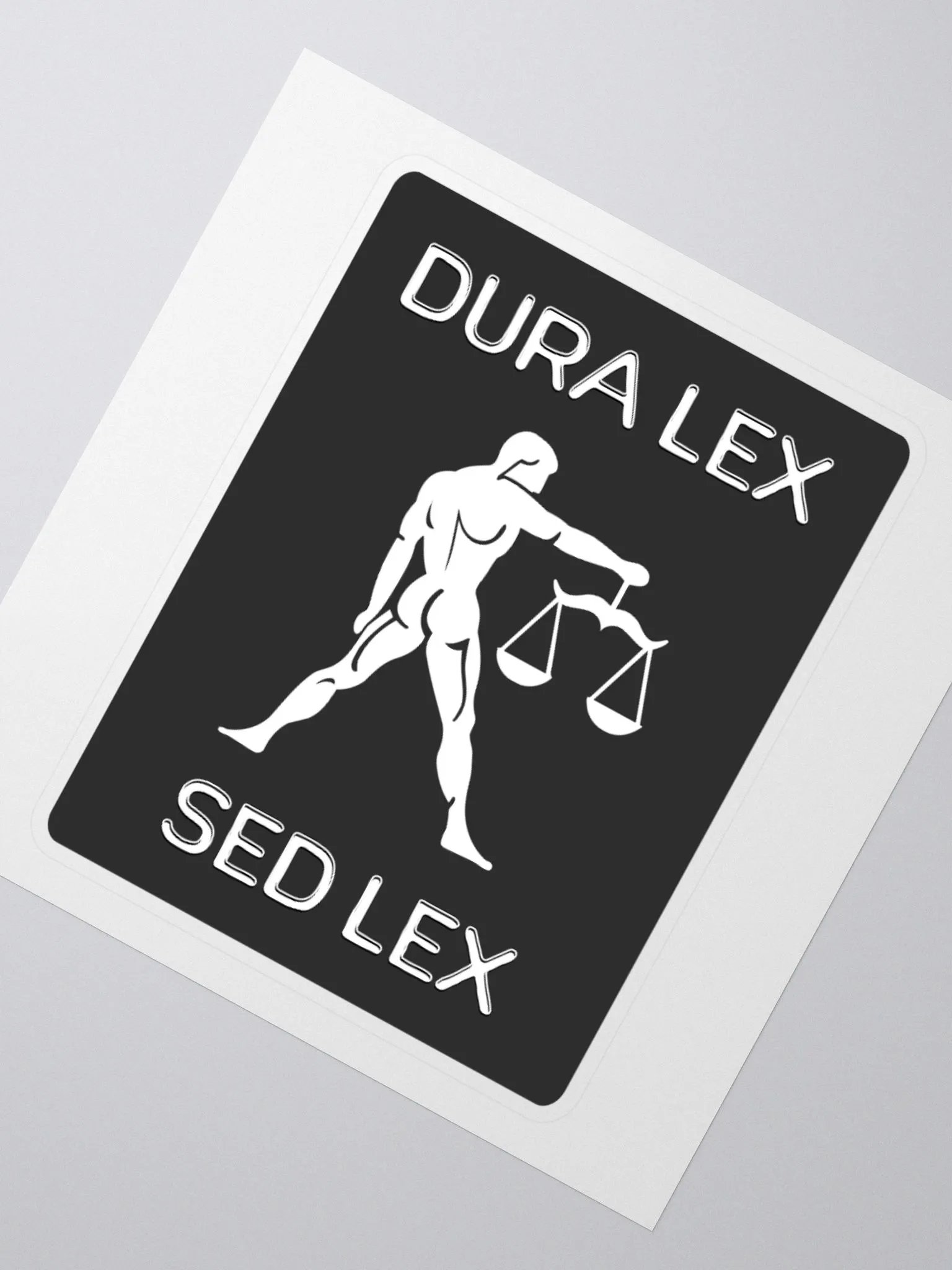 Dura Lex Sed Lex Sticker product image (2)