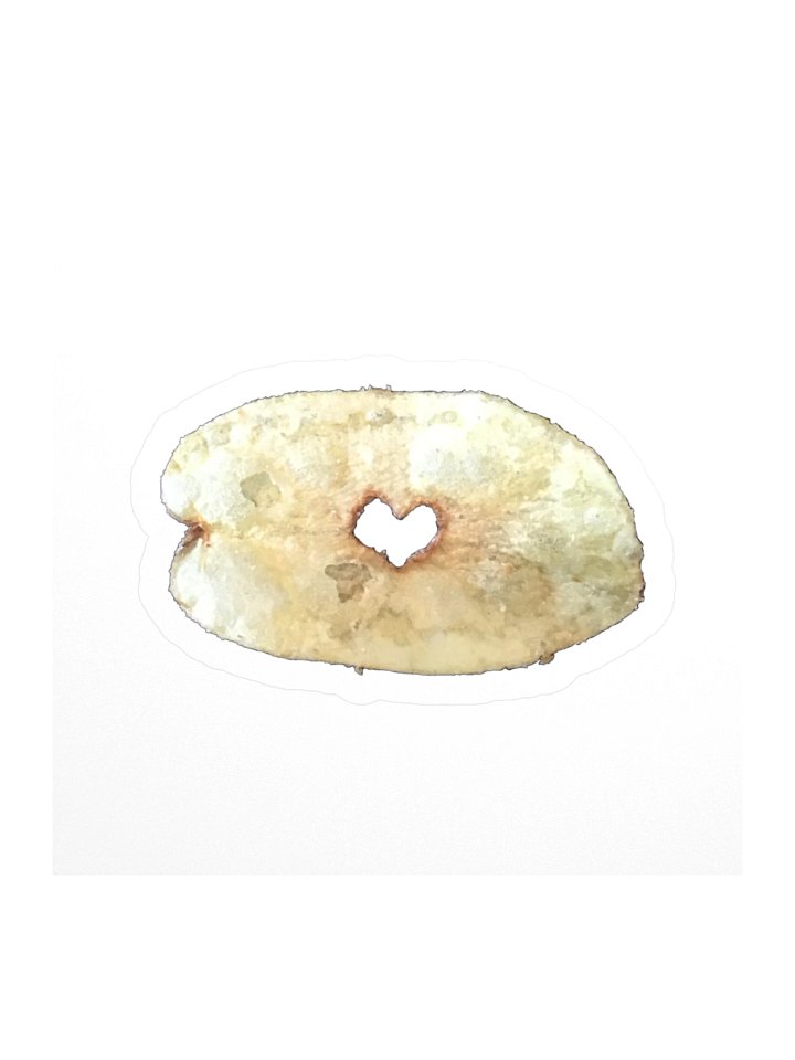 Heart Chip Kiss Cut Sticker product image (1)