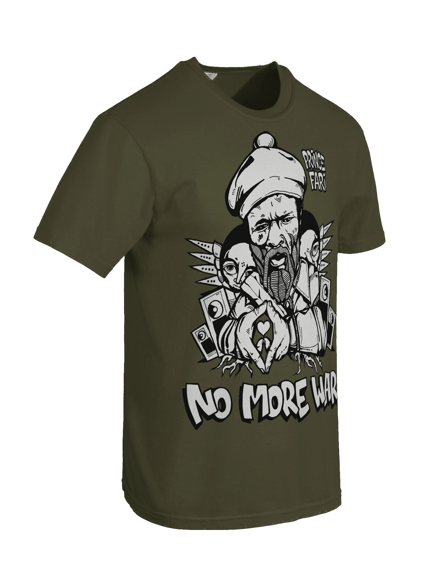 Prince Far I T-Shirt by RasTerms37 (Green / Black White / Premium) product image (5)