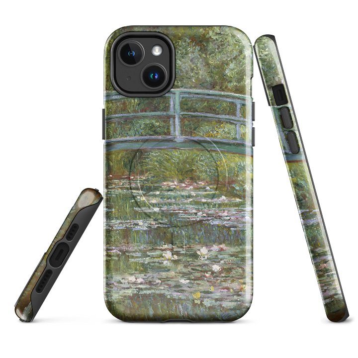 Monet – Water Lily Bridge (Japanese Bridge) iPhone® MagSafe® Tough Case product image (1)