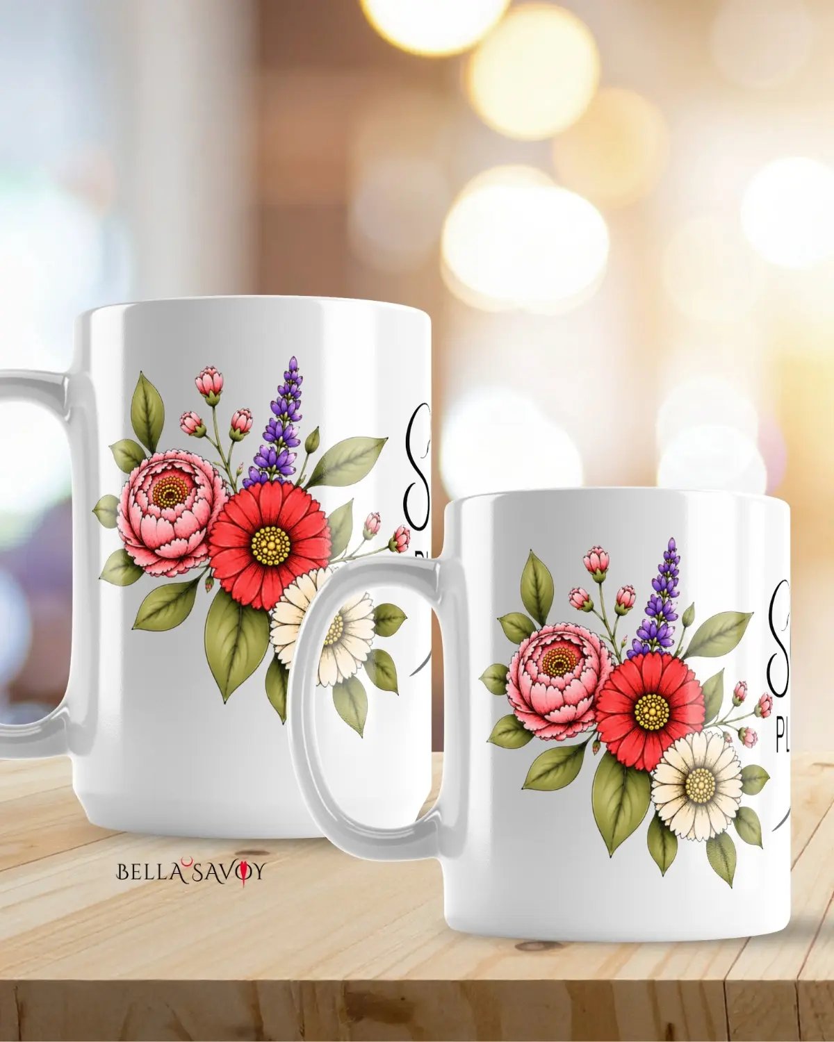 Stitch, Please Floral Mug for Stitch Craft Lovers product image (5)