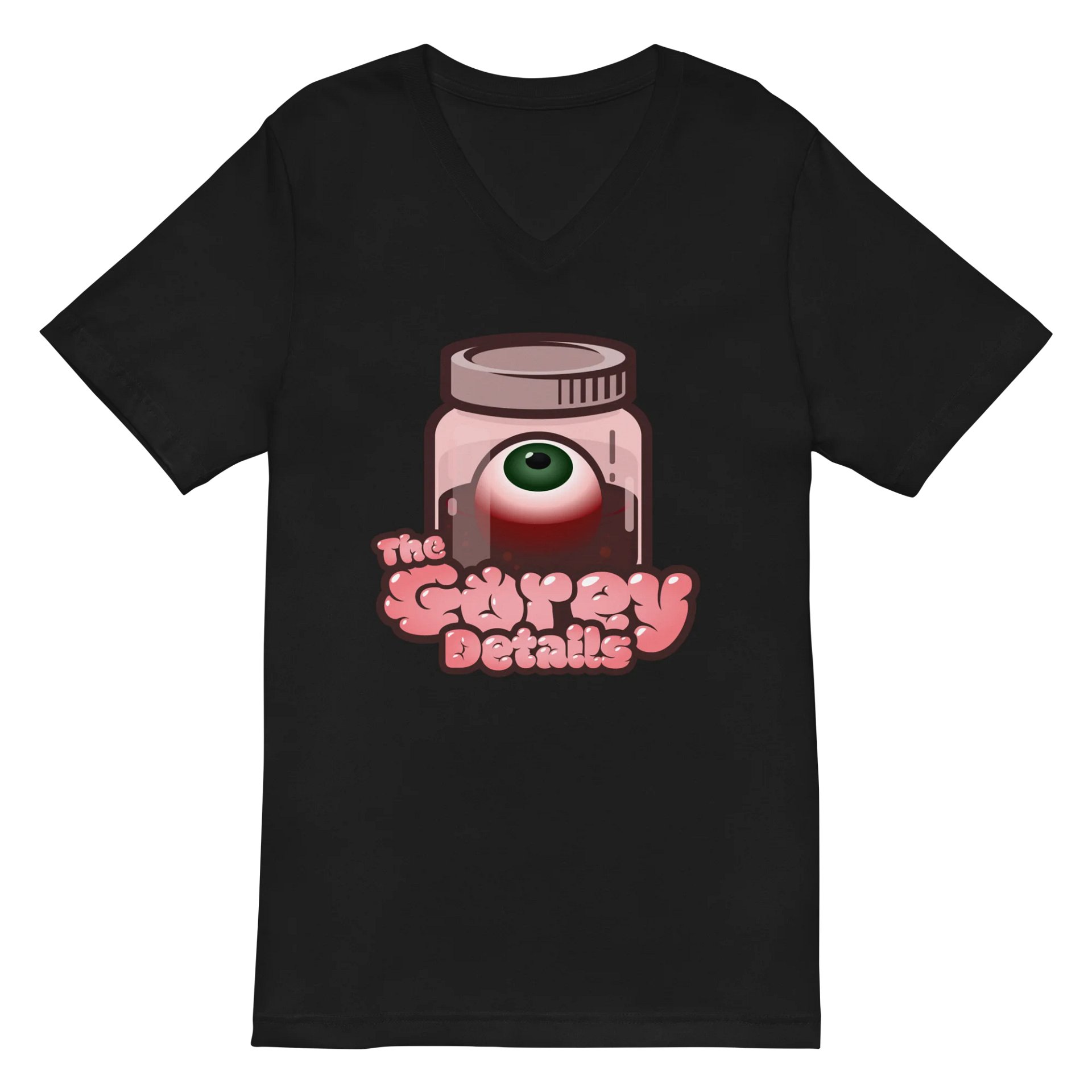 Full Logo Color - Bella+Canvas Short Sleeve V-Neck Jersey T-Shirt product image (2)