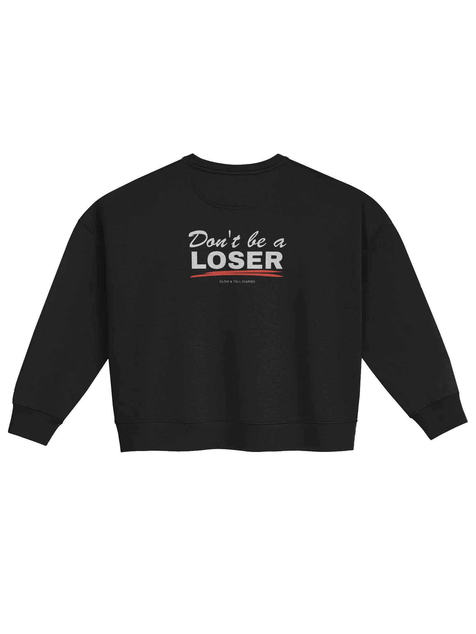 Don't be a LOSER womens sweater black/white product image (2)