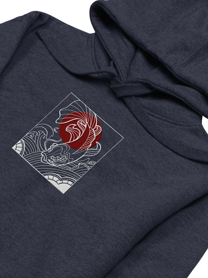 Carpe koï 鯉 Hoodie embroidered product image (2)