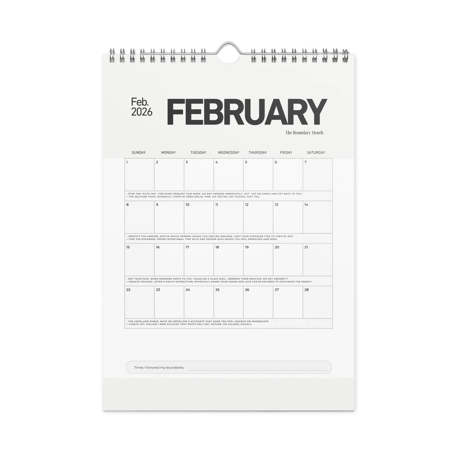 The Greenhouse Calendar 2026: A Year of Sensory Care product image (4)