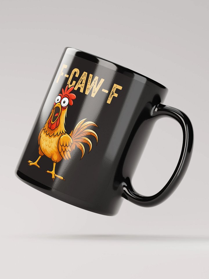 F Caw F Classic Black Coffee Mug 1B1 product image (2)