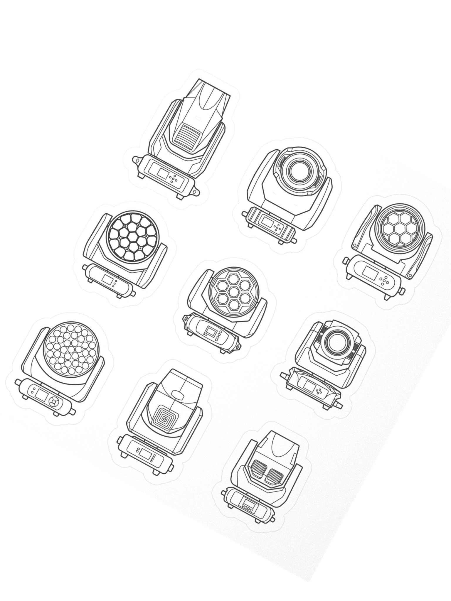 Fixture Fleet // Technical Sticker Sheet product image (2)