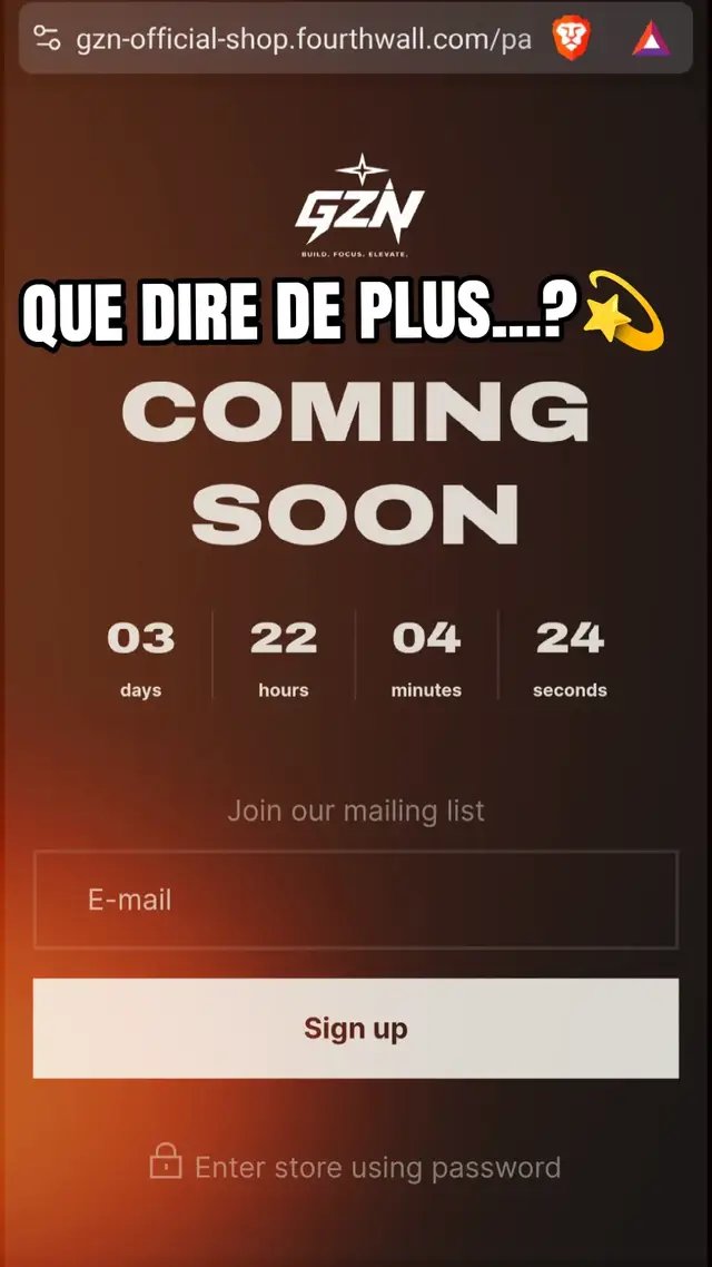 Le site est officiellement prêt, il faudra attendre encore un peu moins de 4 jours! Mais regarde le lien est dispo dans la bio, inscris-toi à la mailing list. Abonnes-toi et actives les notifs. #buildfocuselevate #streetwear #comingsoon #mindsetmatters ##drop 