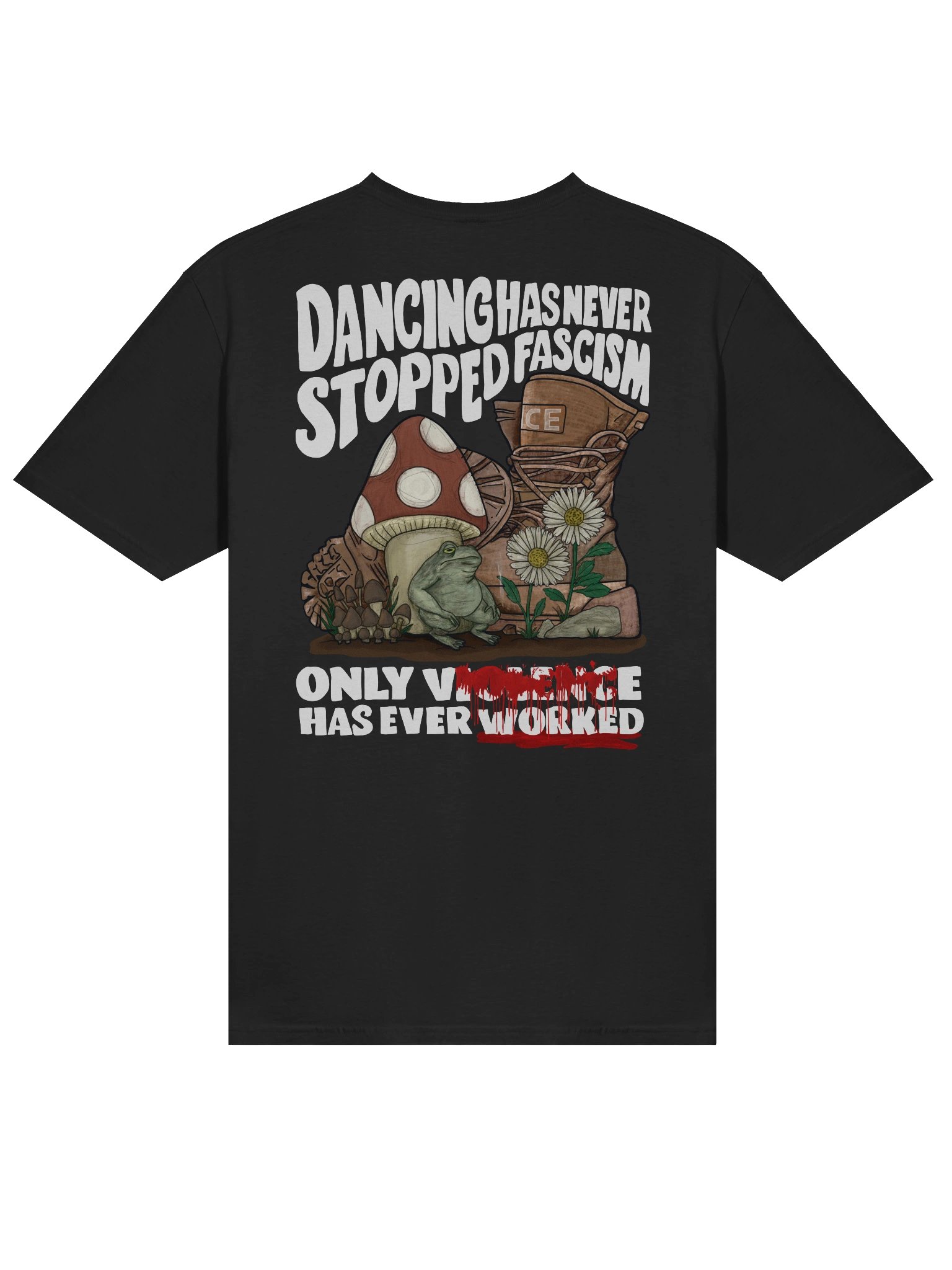 This Frog Don't Dance - Dark Shirt - Back product image (2)