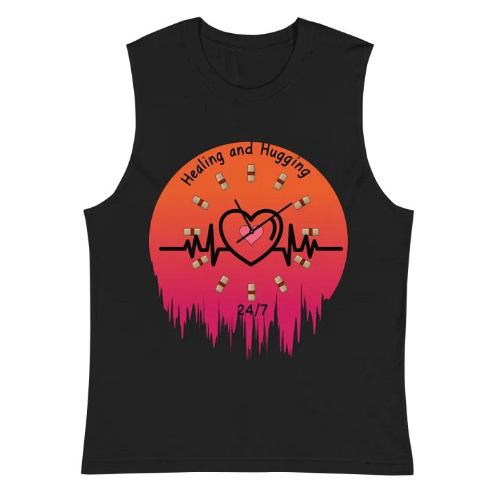 Healing Heartbeat Muscle Tank product image (3)
