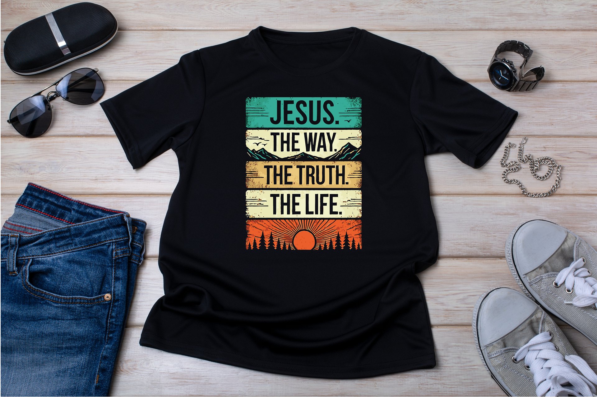 Jesus - The Way The Truth The Life Tee product image (1)