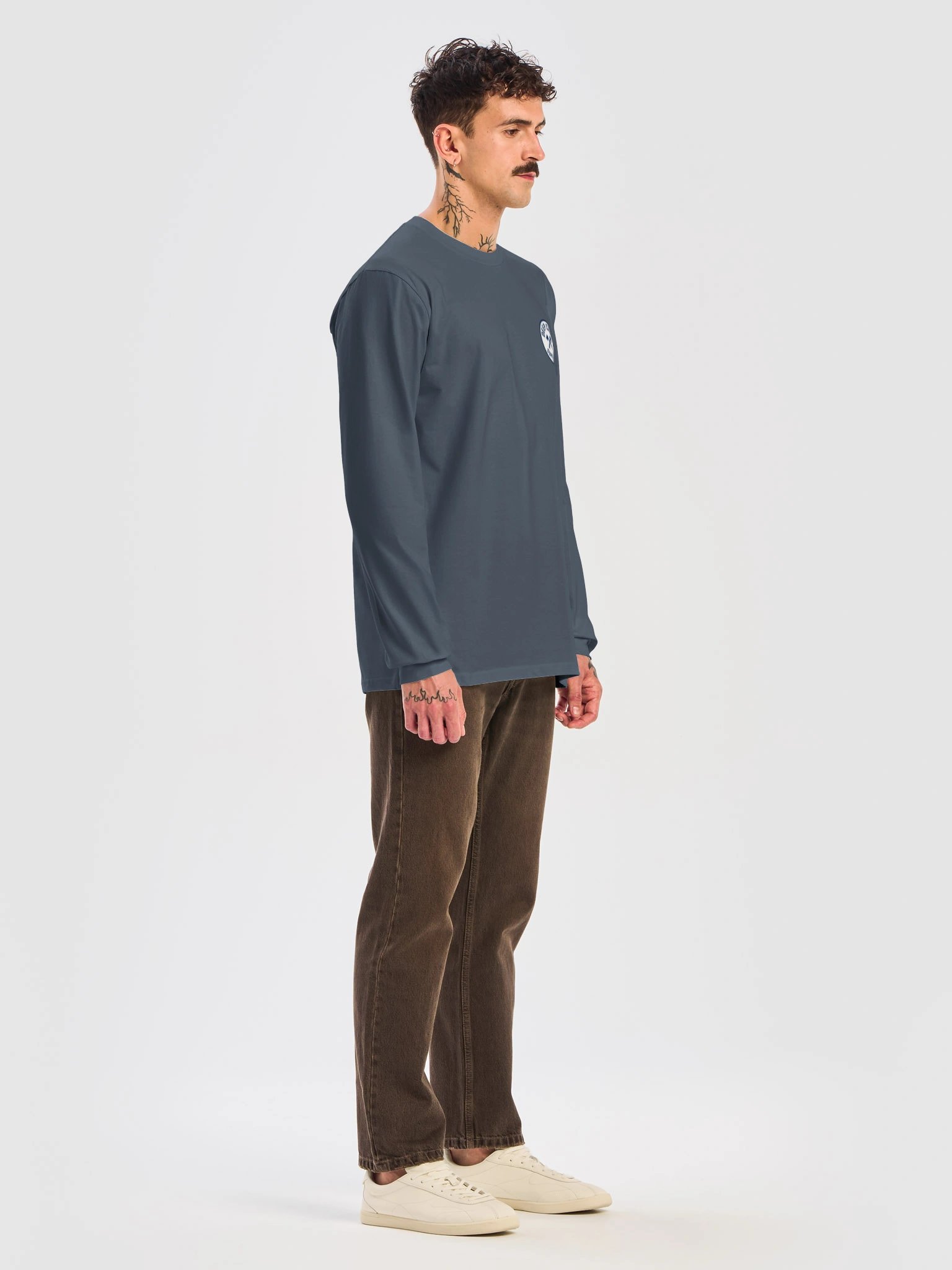Deep Crick Supply Co. Long Sleeve Tee w/ Classic Circular Logo product image (7)