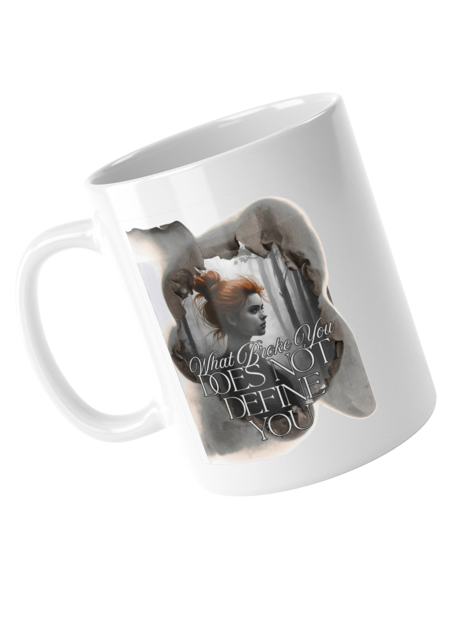 Mind Matter- What Broke You Does Not Define You- White Mug product image (5)