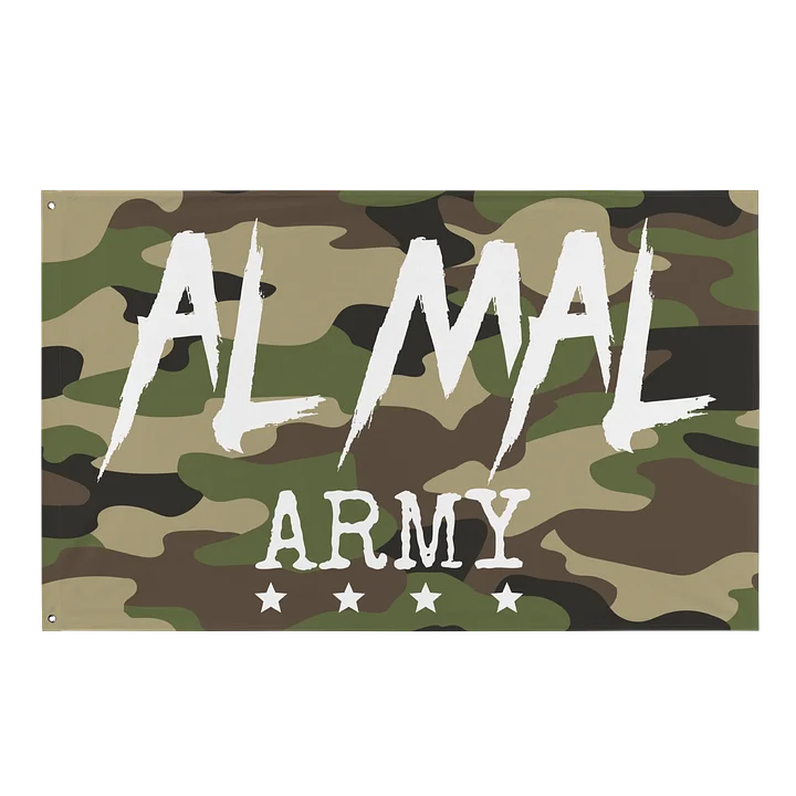 AL MAL ARMY Green Camo Flag product image (1)