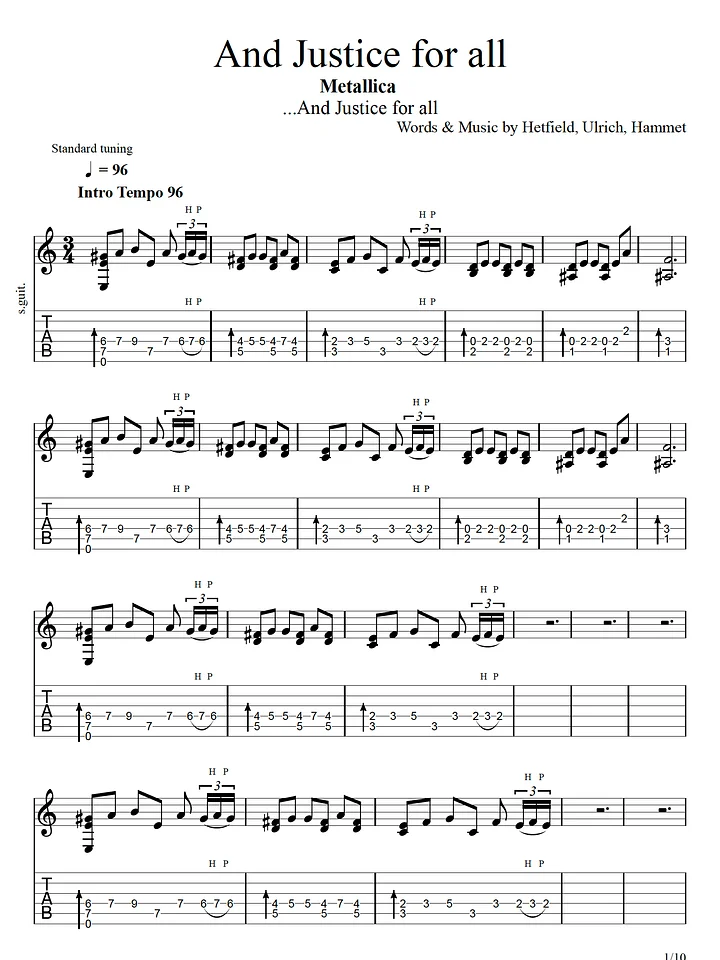 And Justice for All, Metallica product image (1)