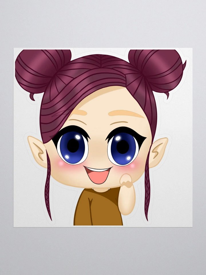 Ahsila Chibi Emote Sticker product image (1)