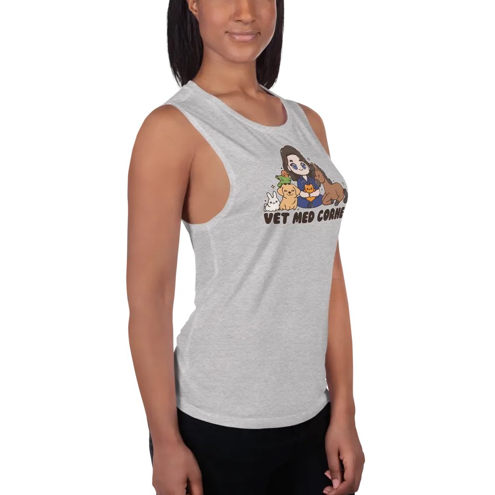 Vet Med Corner Flowy Women's Tank product image (3)