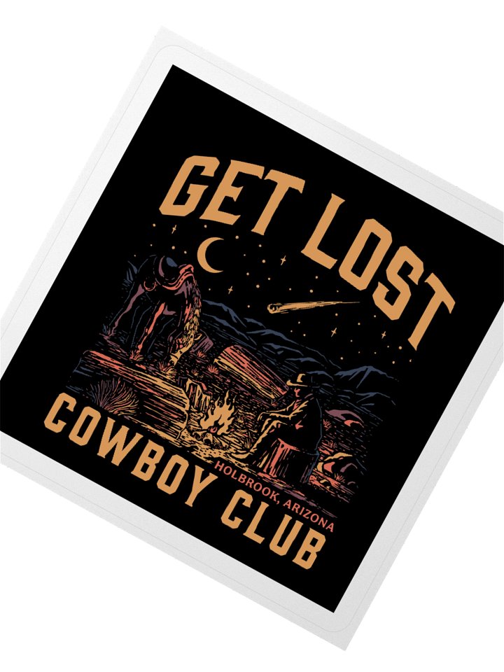 Cowboy Club Sticker product image (4)