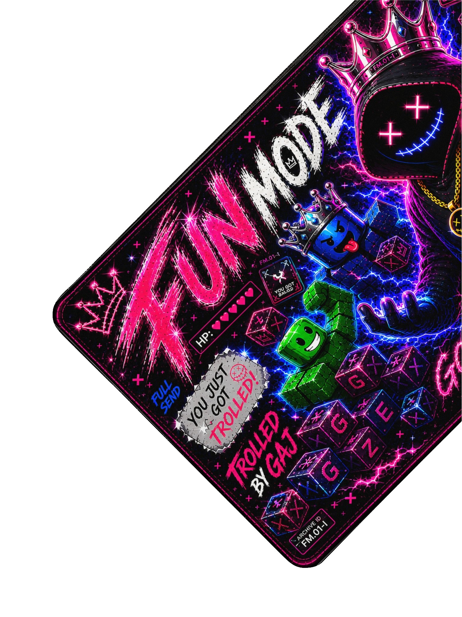 GAJ - FM.01 – Fun Mode - Gaming Desk Mat product image (3)