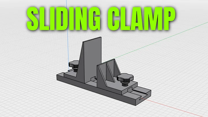 Adjustable, Sliding Panel holding Vertical Clamps - STL 3D Print Files. product image (2)