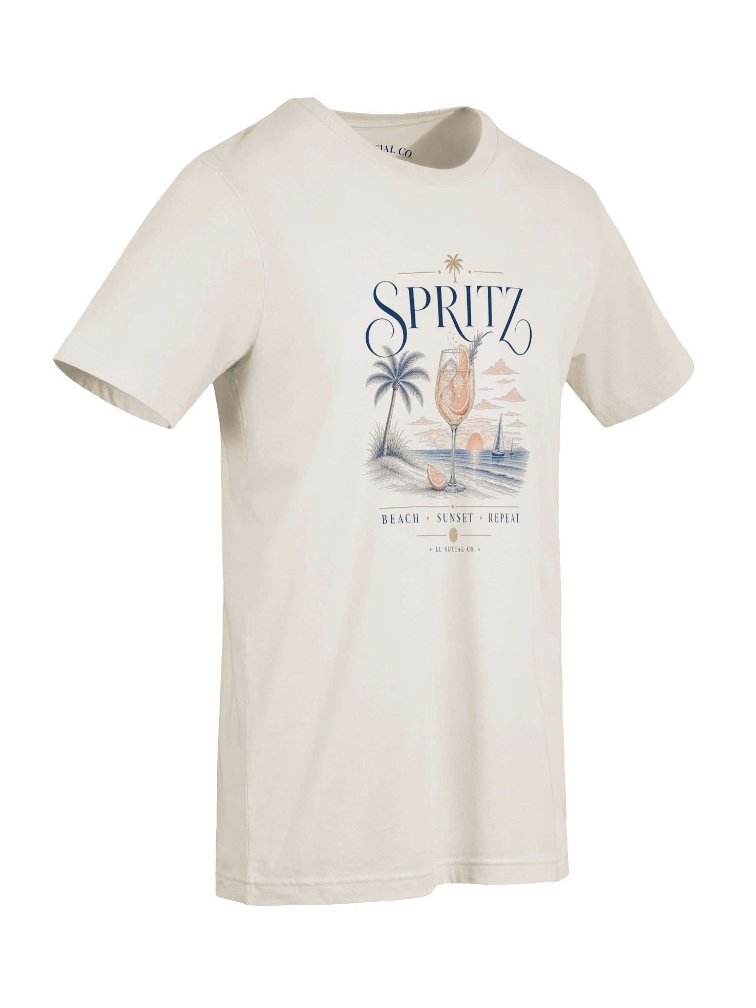 Spritz Beach Sunset Repeat - Unisex Resort Tee product image (7)