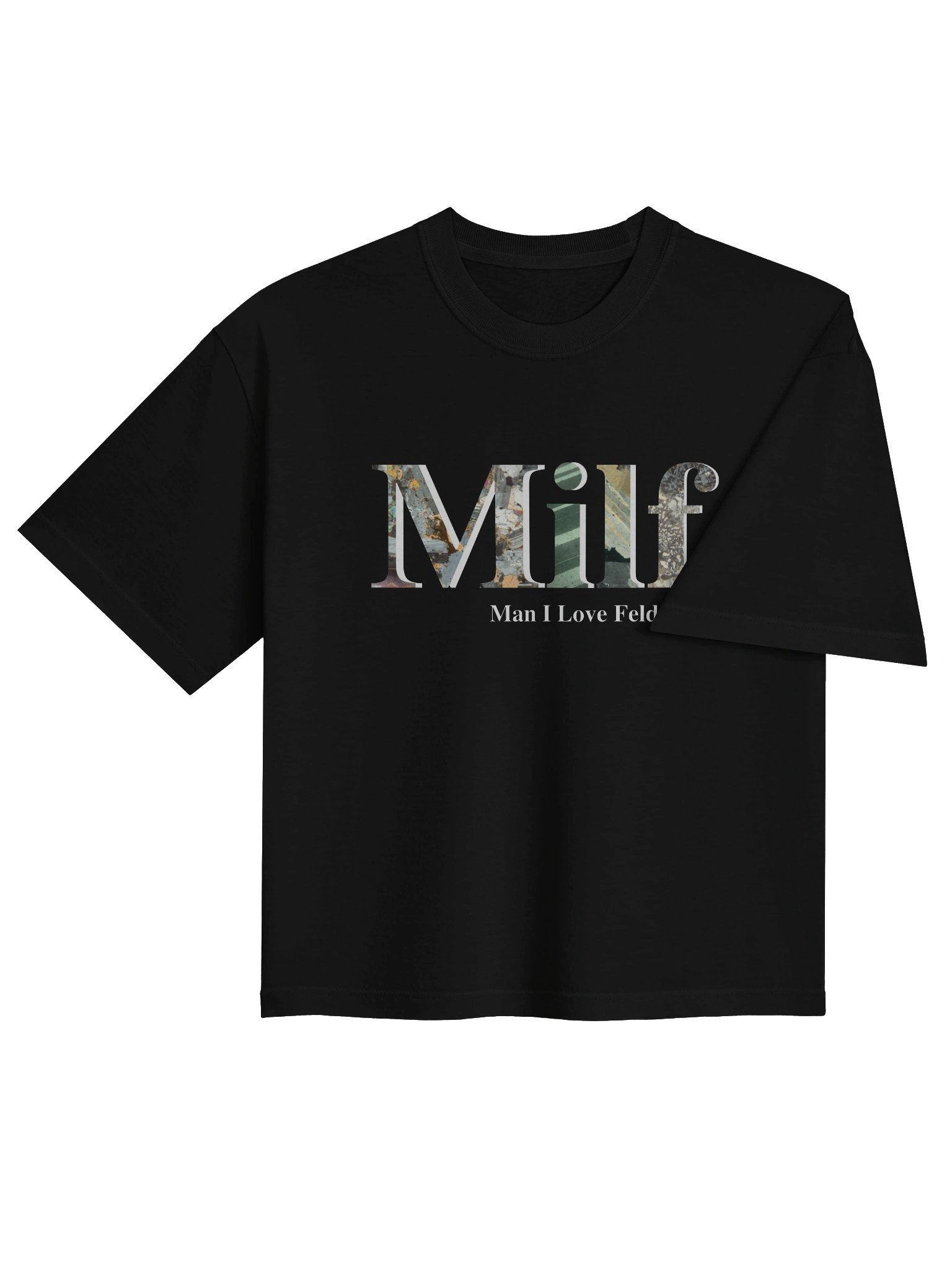 Milf Text only boxy tee product image (4)