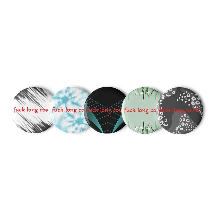 F*ck Long Covid button product image (1)