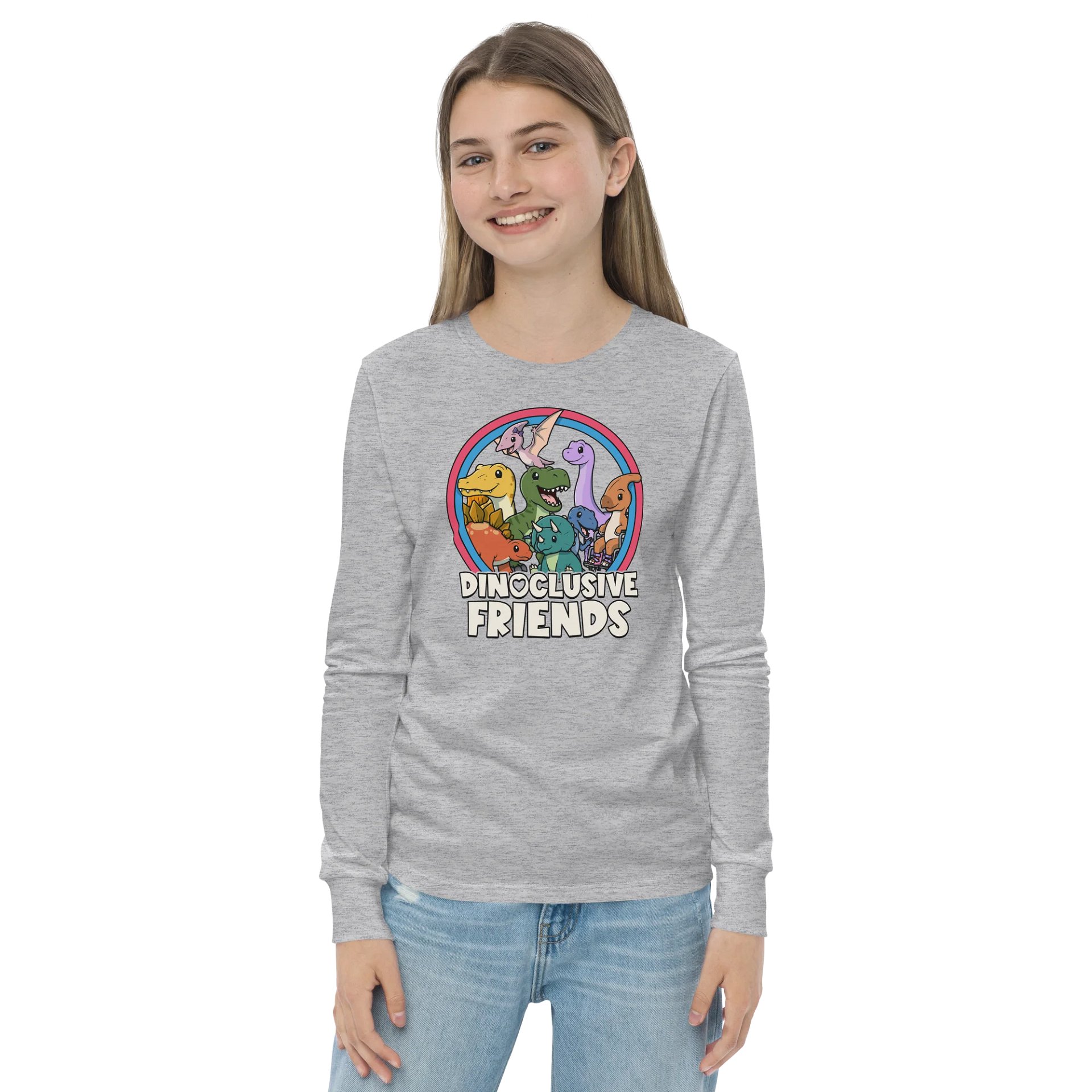Dinoclusive Friends - Youth Long Sleeve Tee product image (15)