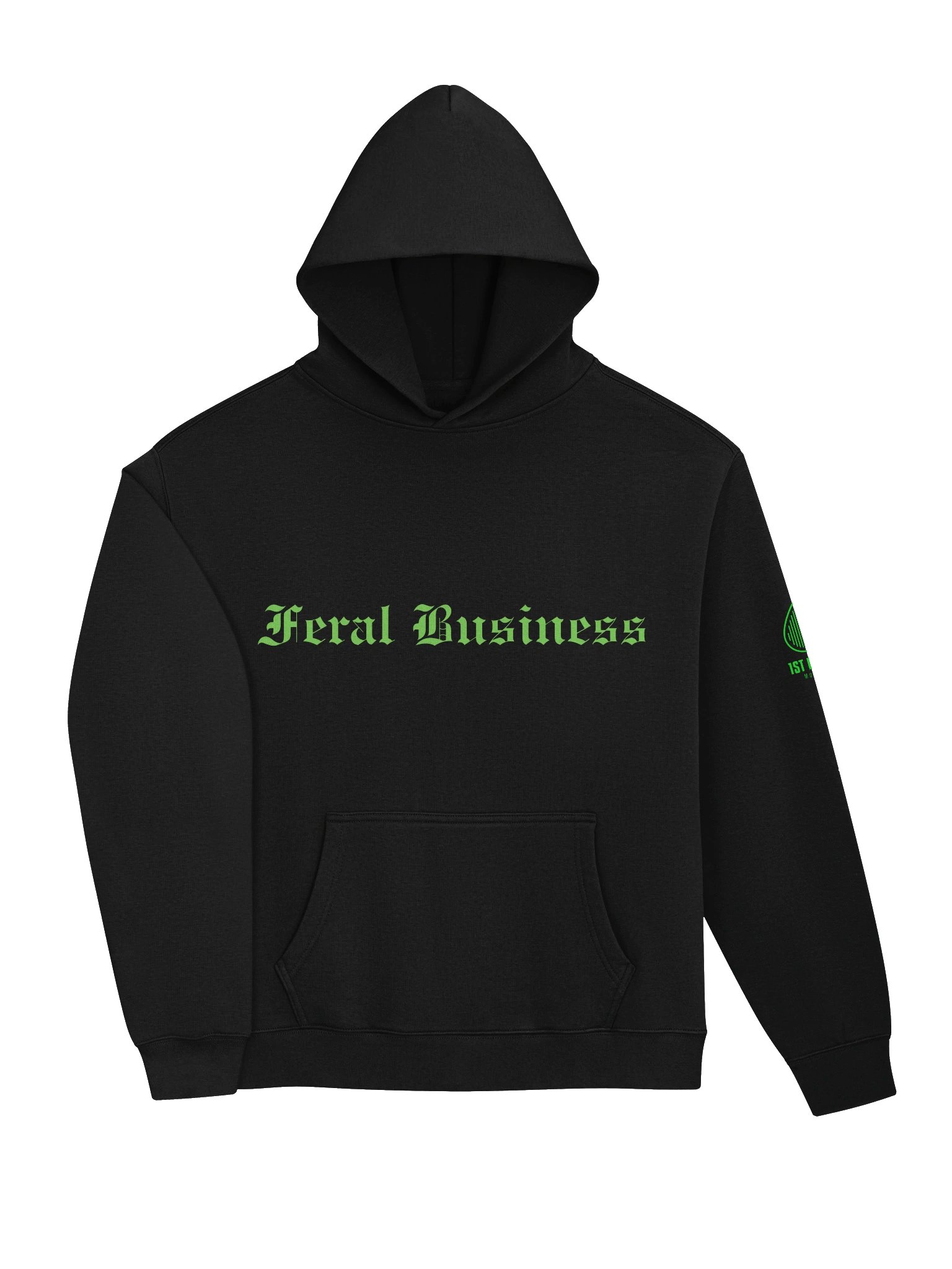 Feral Business - Old English Absinthe Unisex Hoodie product image (3)