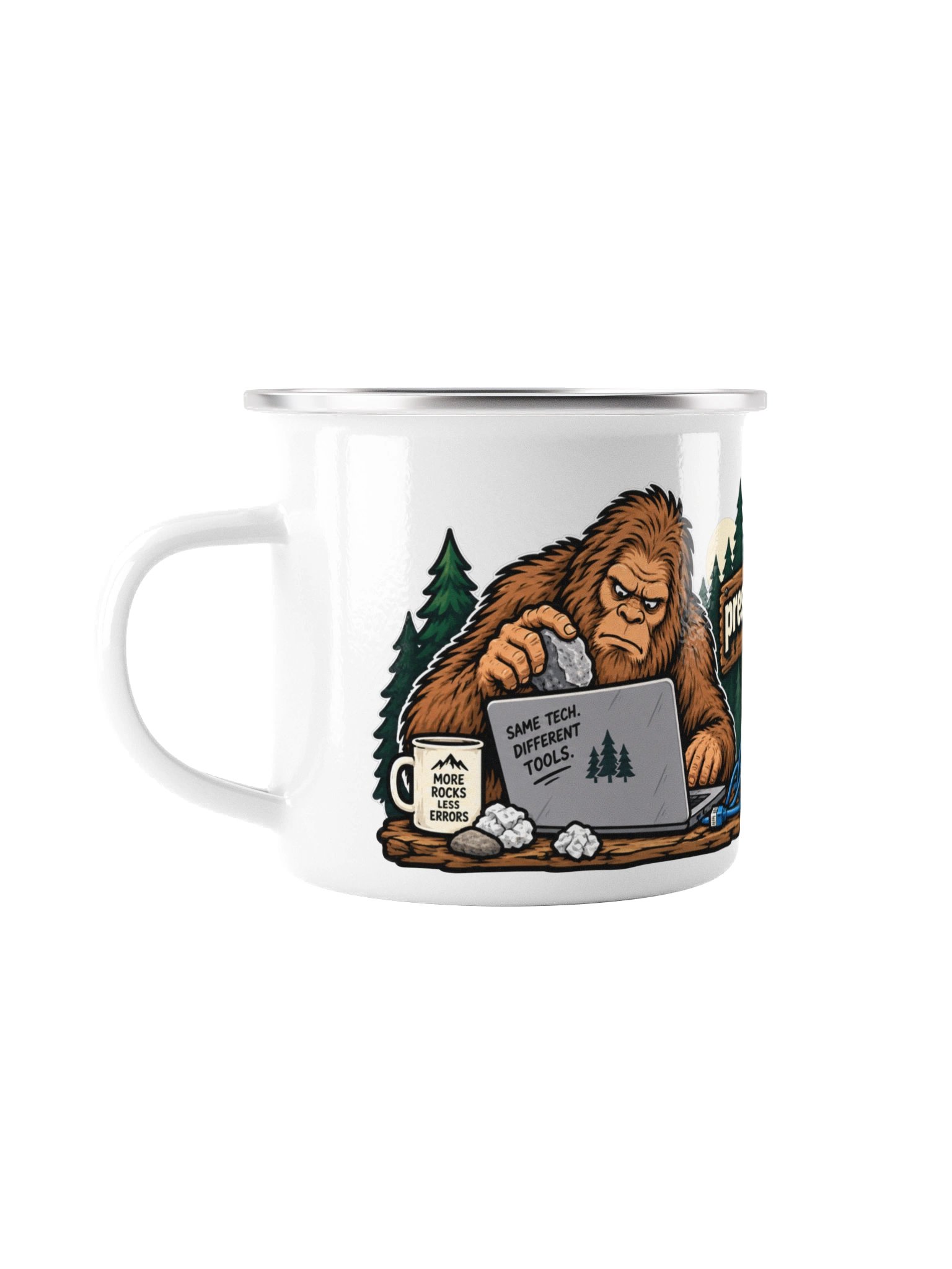 PATB Sasquatch Enamel Camp Mug product image (1)