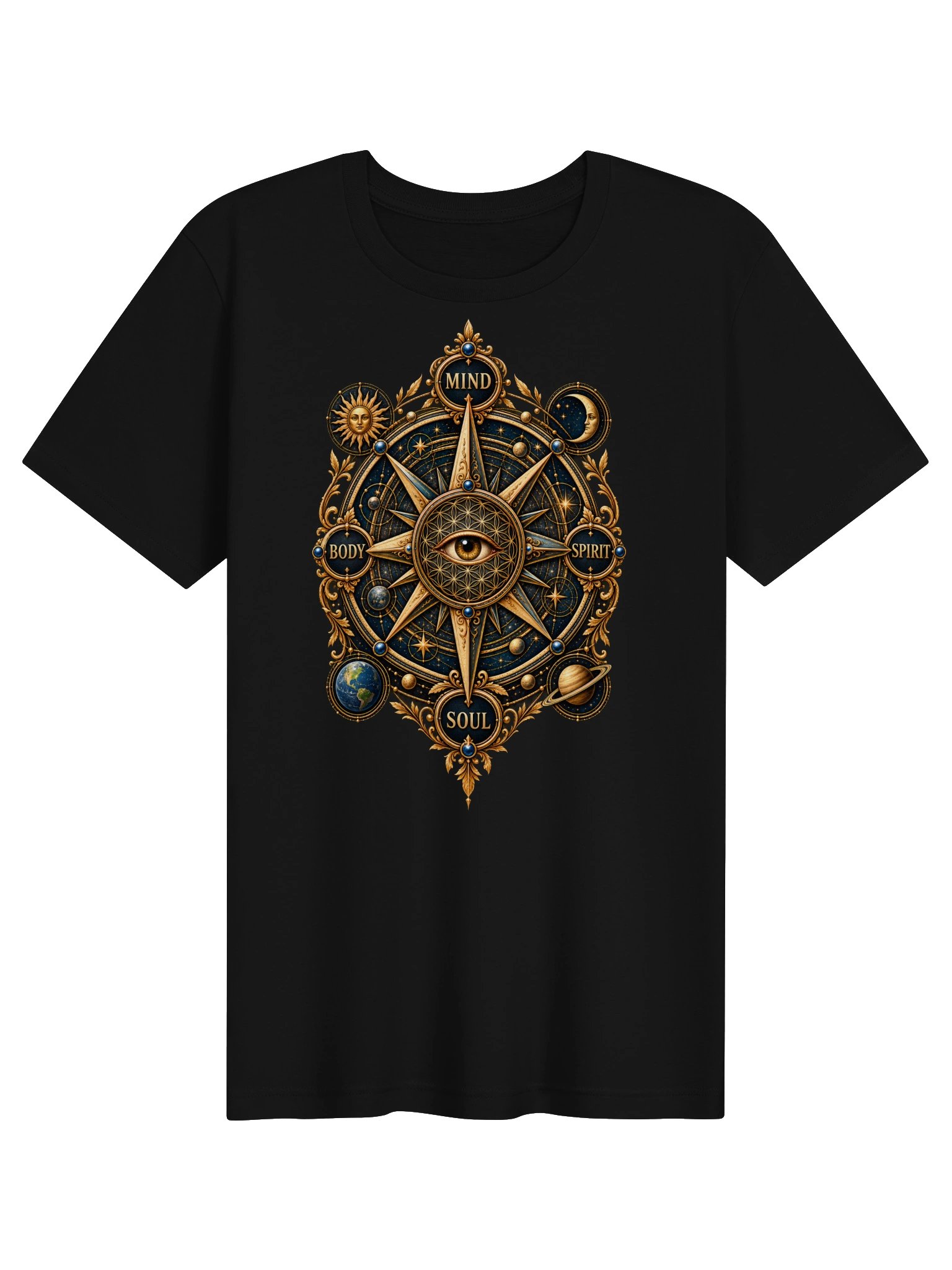 Mind Body Spirit Soul Mystic Tee product image (1)