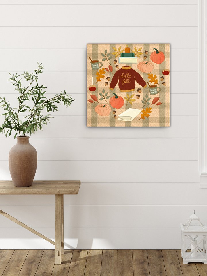 Cozy Fall Design Canvas Art product image (1)