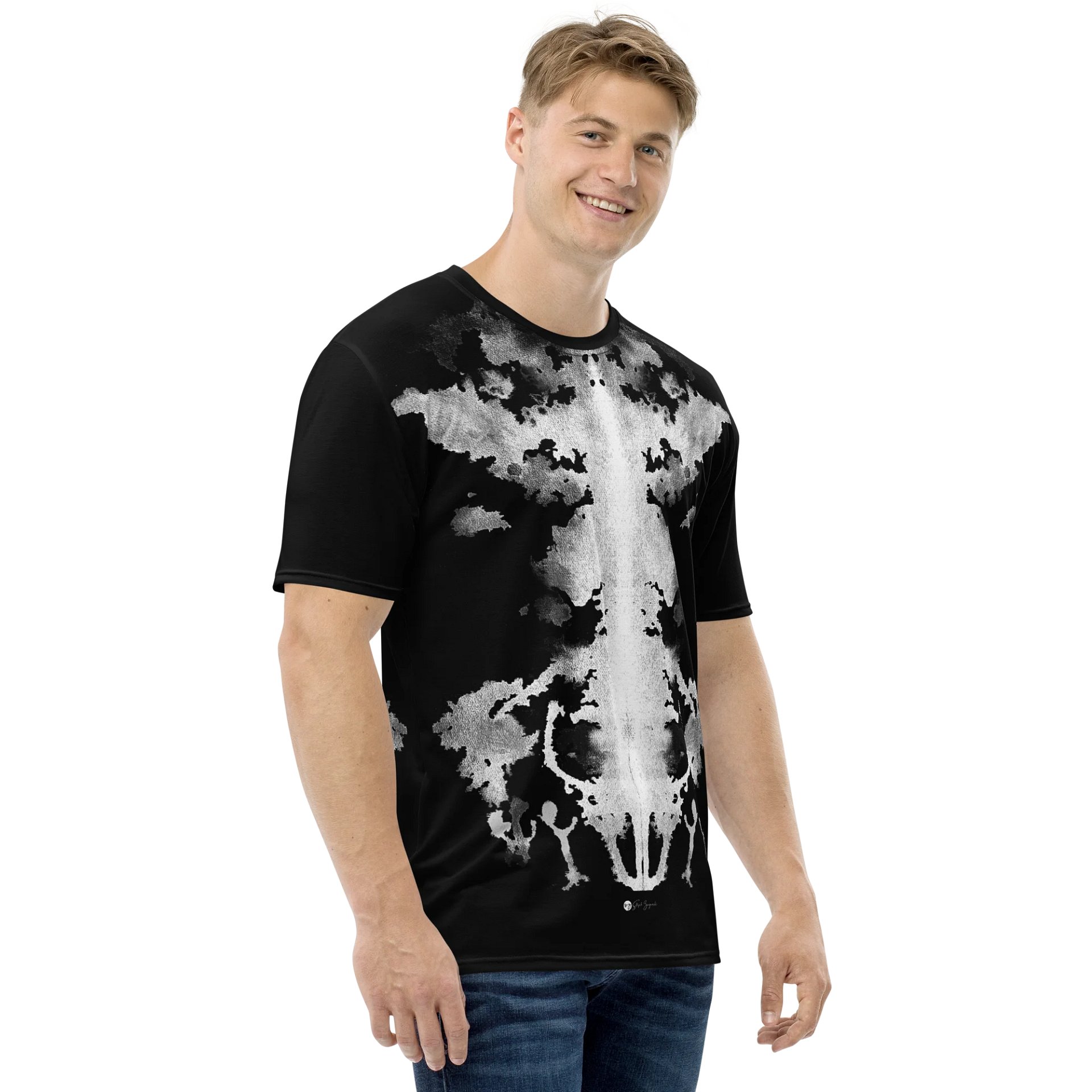 Dripping | Inkblot T-shirt | Front & Back Print product image (4)