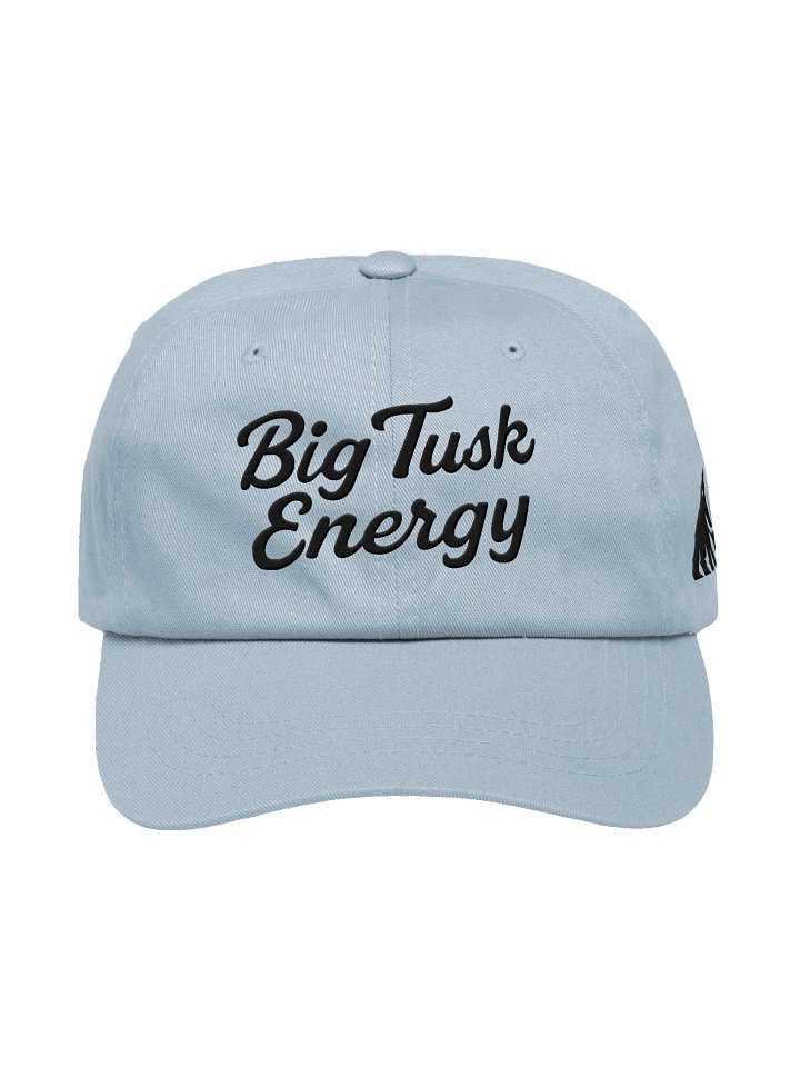 Big Tusk Energy Dad Hat — Ice Blue product image (1)