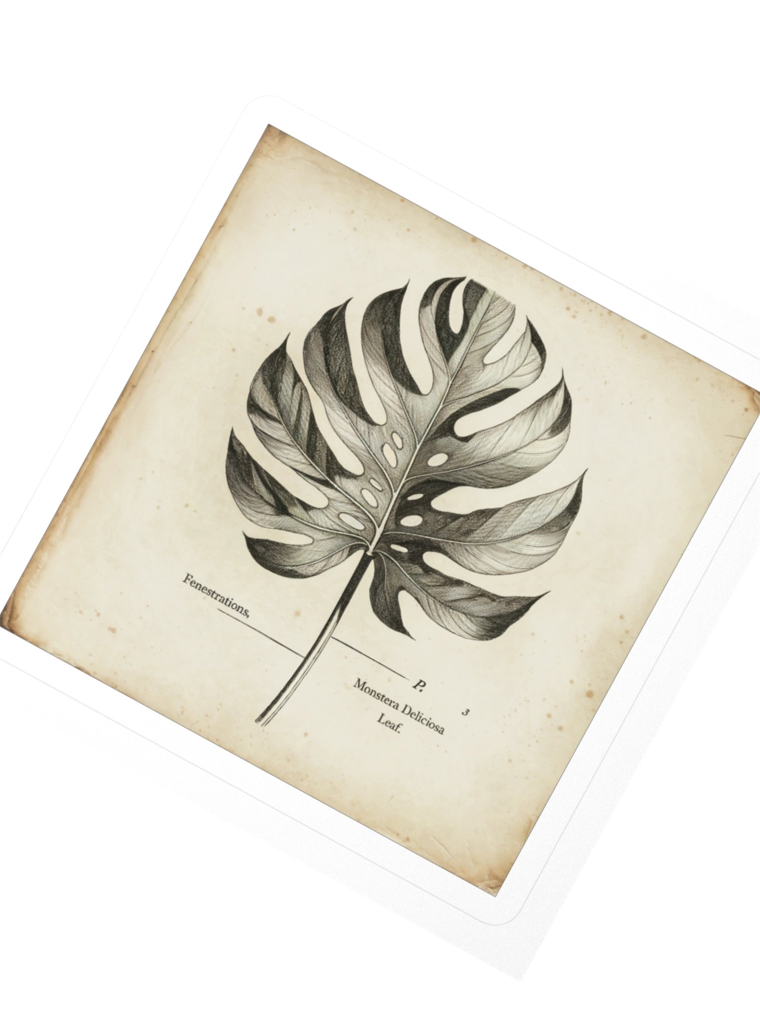 Monstera Field Guide — Sticker product image (2)