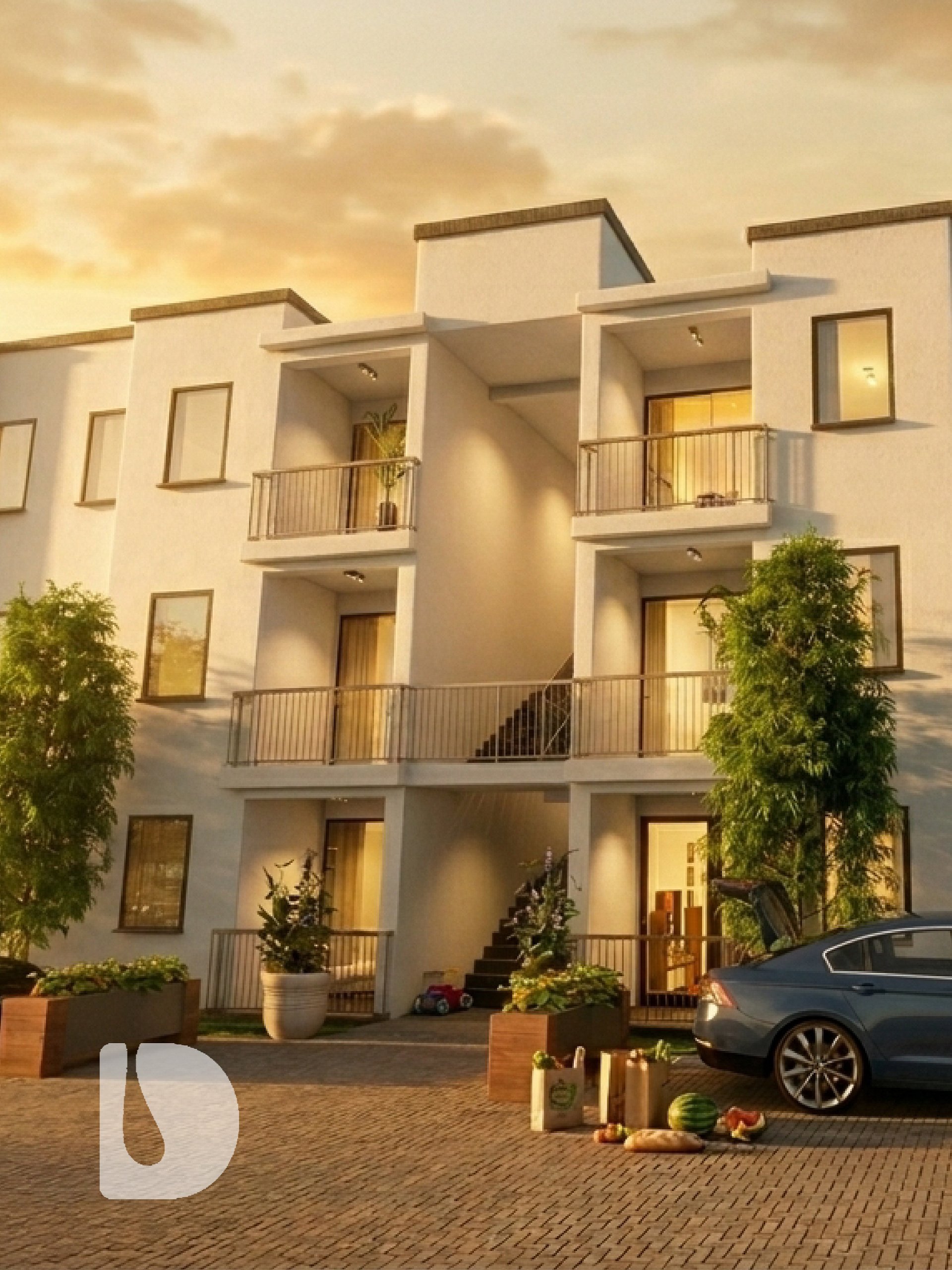 Architectural Drawings – 3-Storey 12-Unit Apartment Block | DA32202A product image (3)