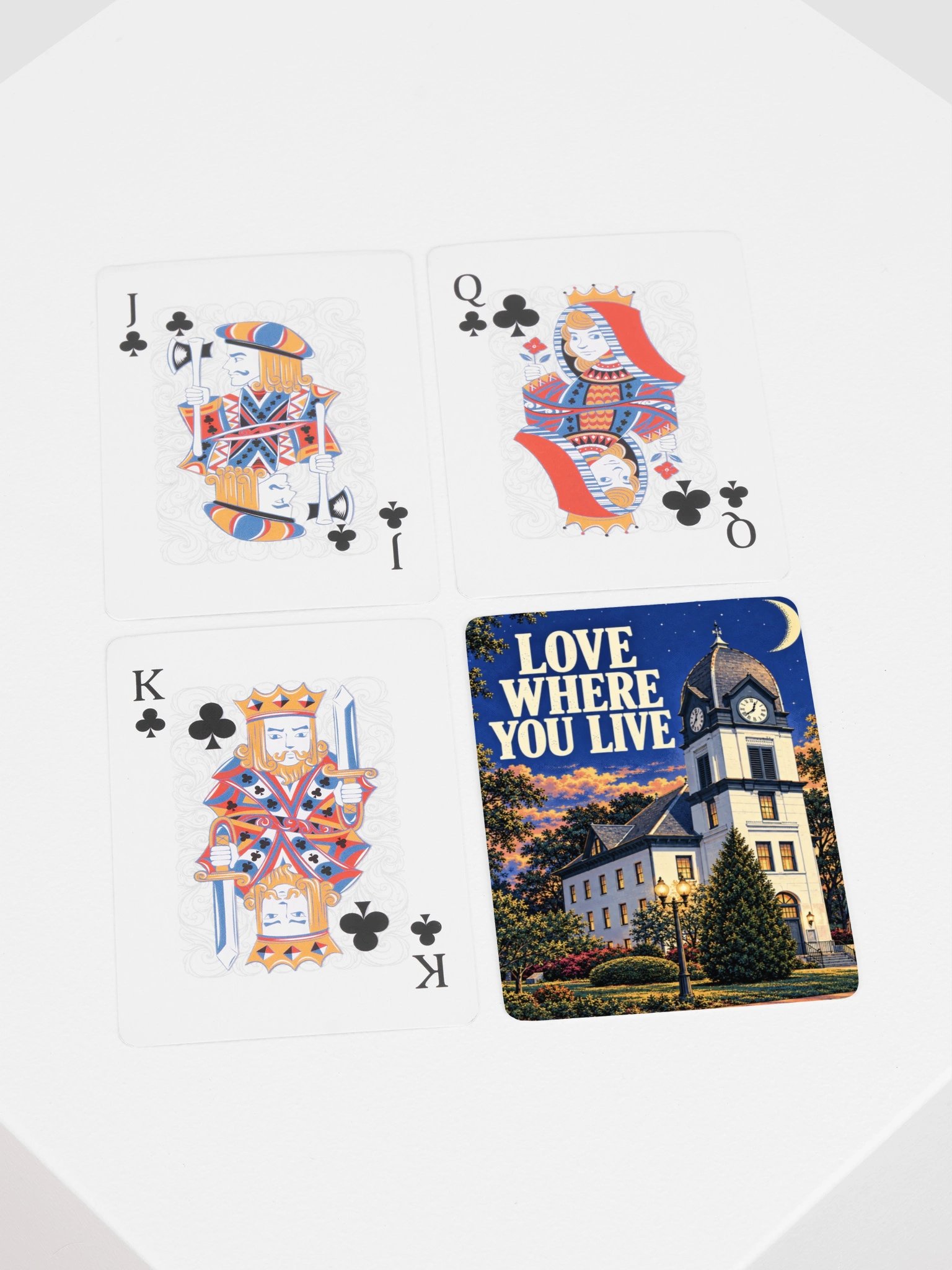 Love Where You Live: Fayetteville Georgia Playing Cards product image (3)