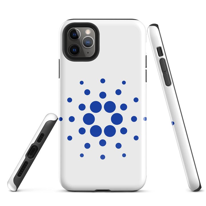Interconnected Blue Circles iPhone® Tough Case product image (3)