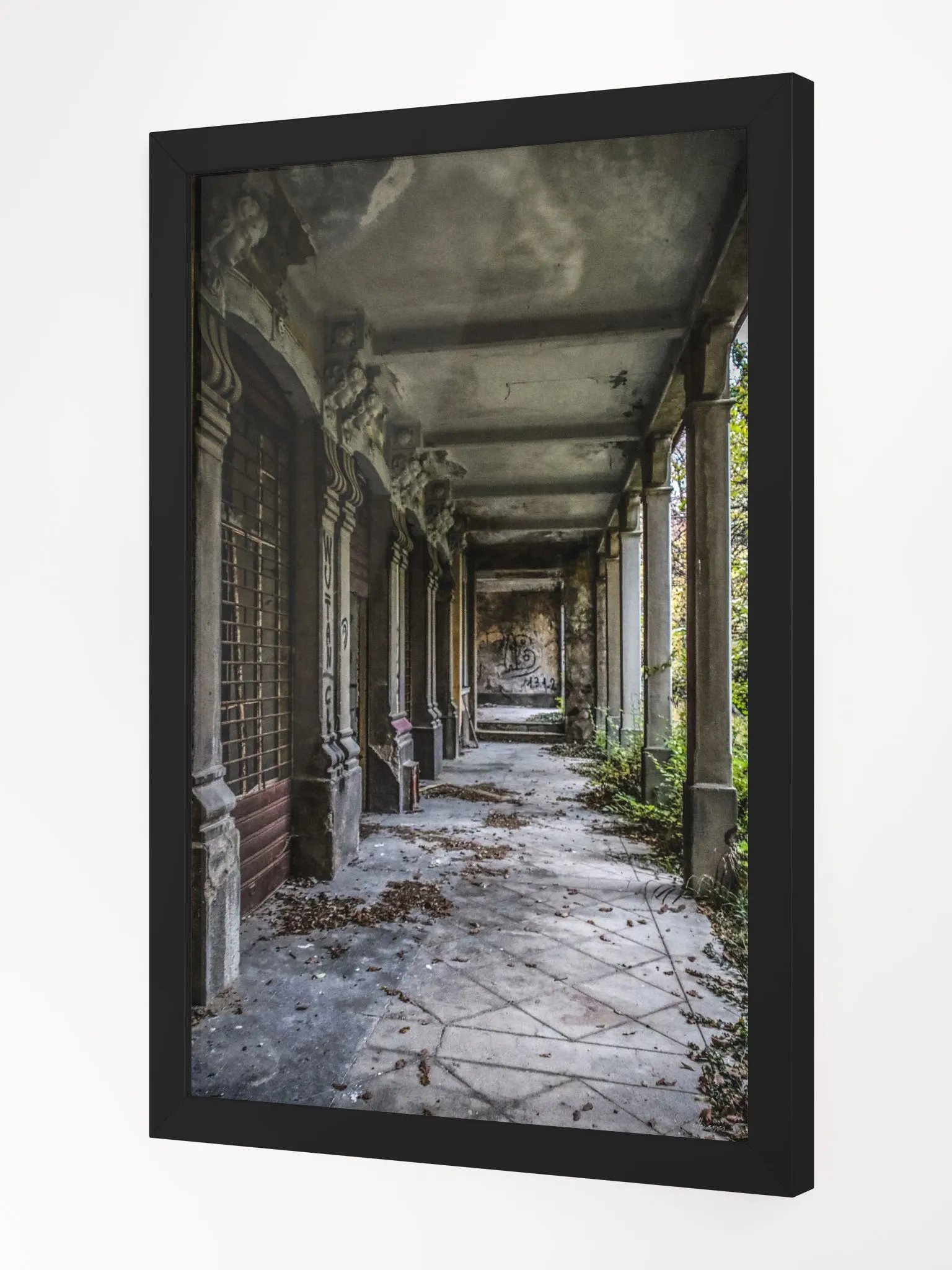 Print fine art - Echoes of Elegance – Abandoned Mountain Lodge-Urbex Italy product image (4)