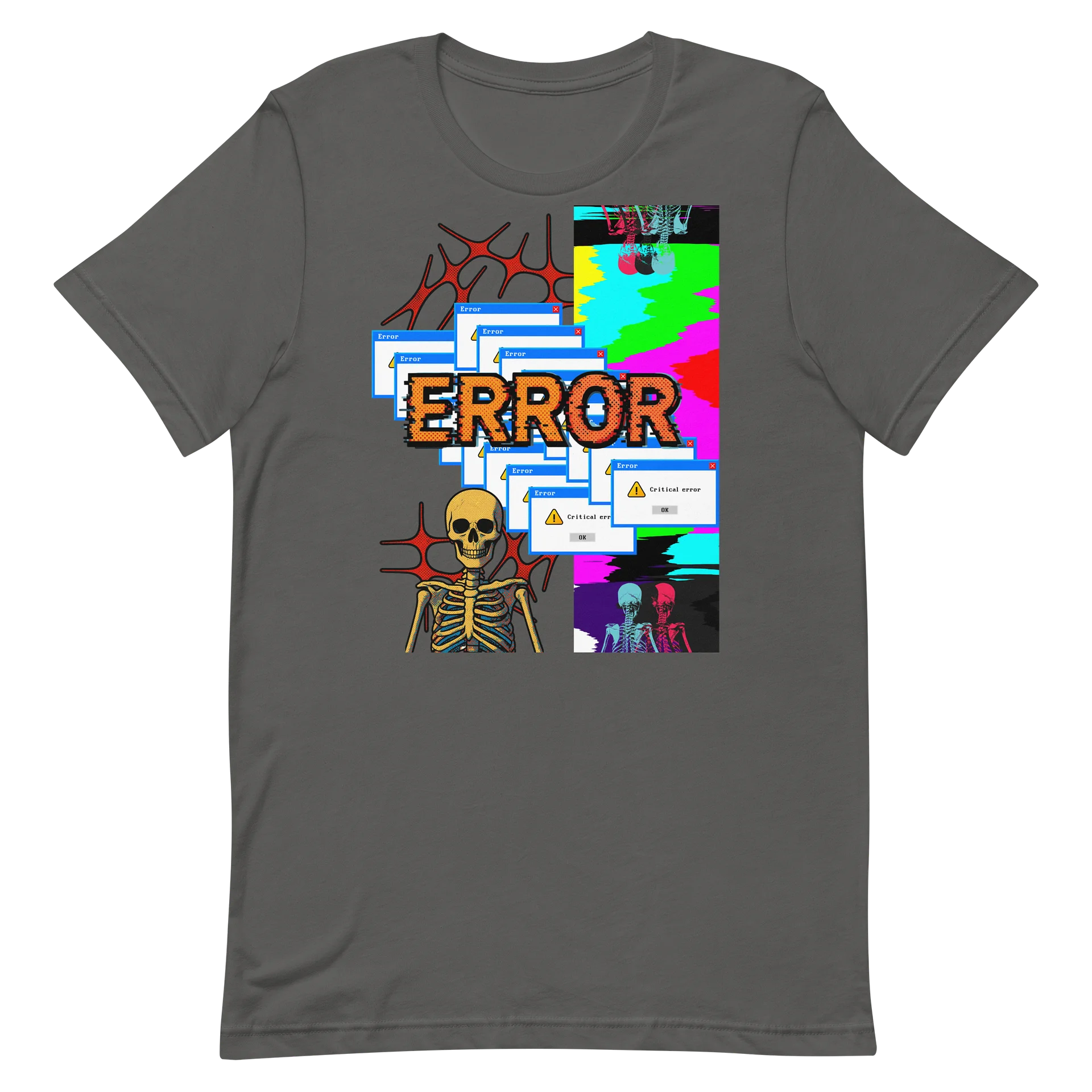 Digital Chaos Error Skull Tee product image (5)