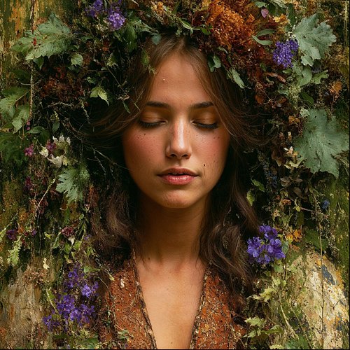 She closes her eyes and remembers. The earth speaks through moss and lichen, through the patient blooming of purple flowers i...