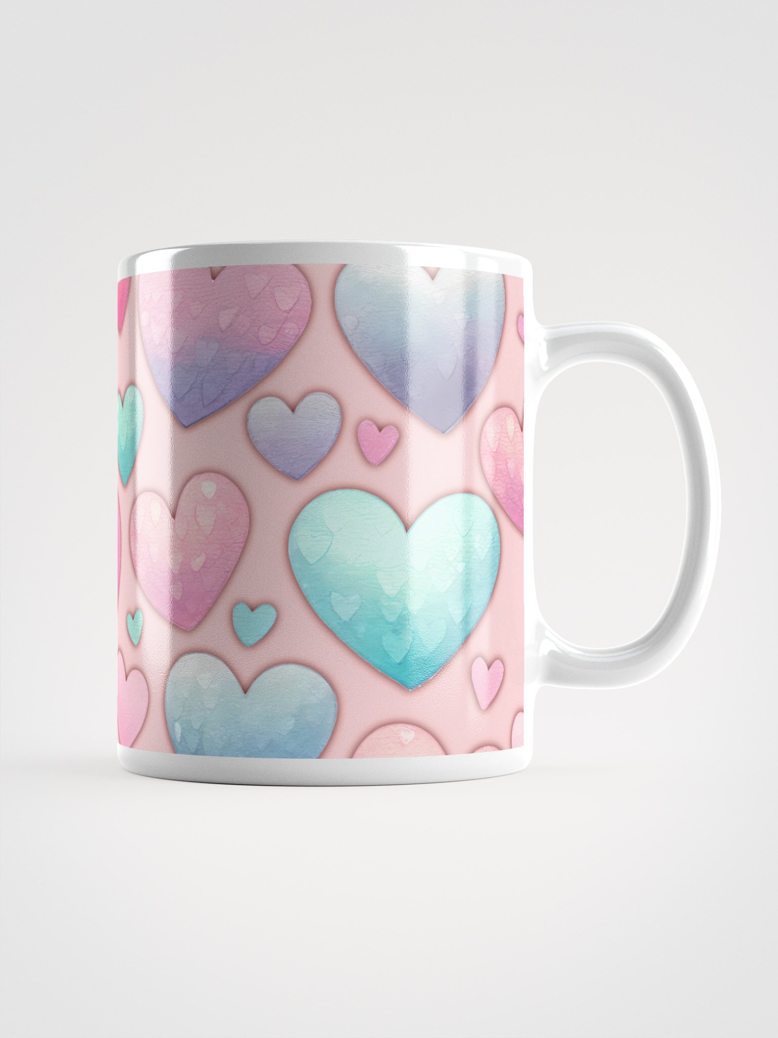 Pastel Hearts Delight Mug product image (4)