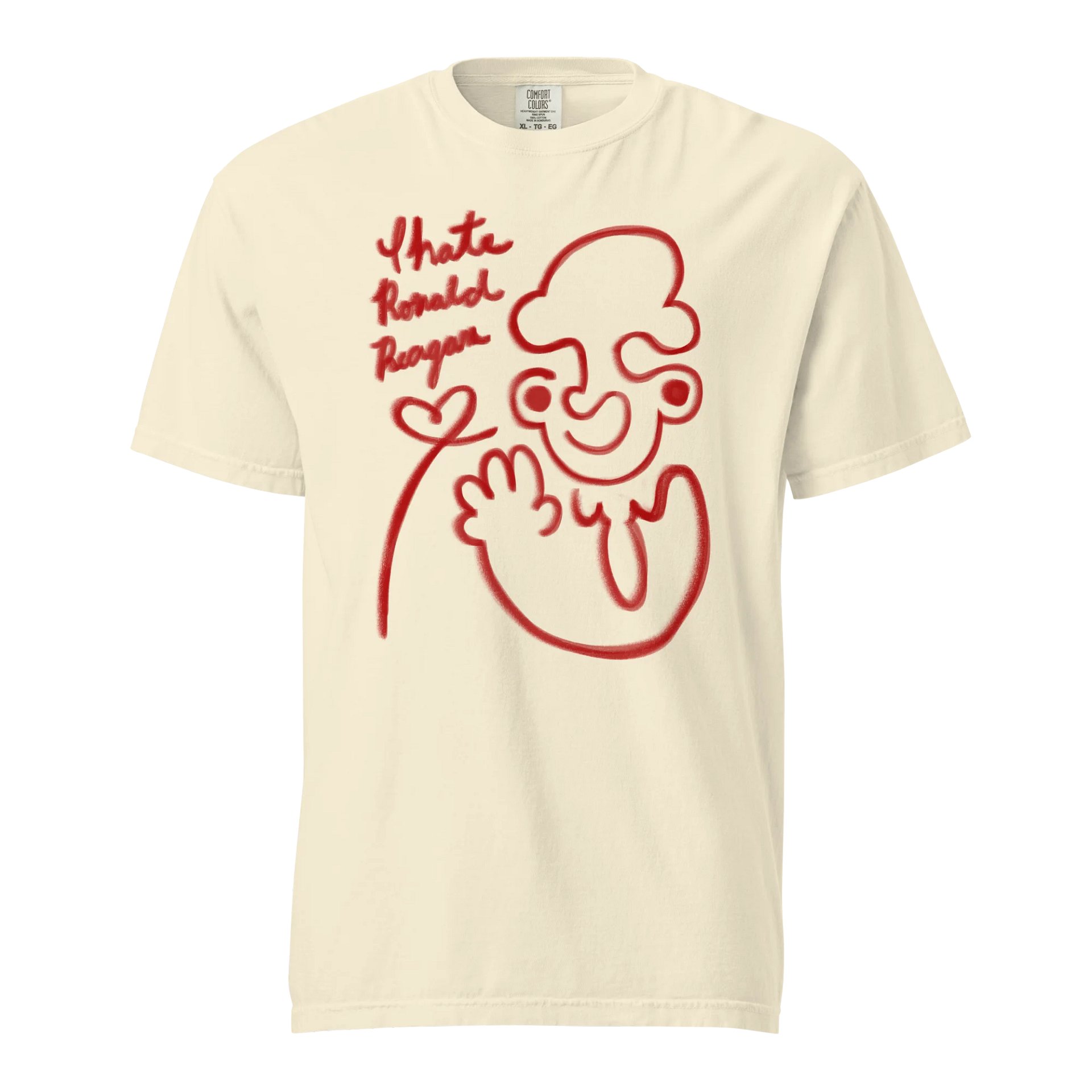I Hate Ronald Reagan ❤️ T-Shirt [IVORY] product image (1)
