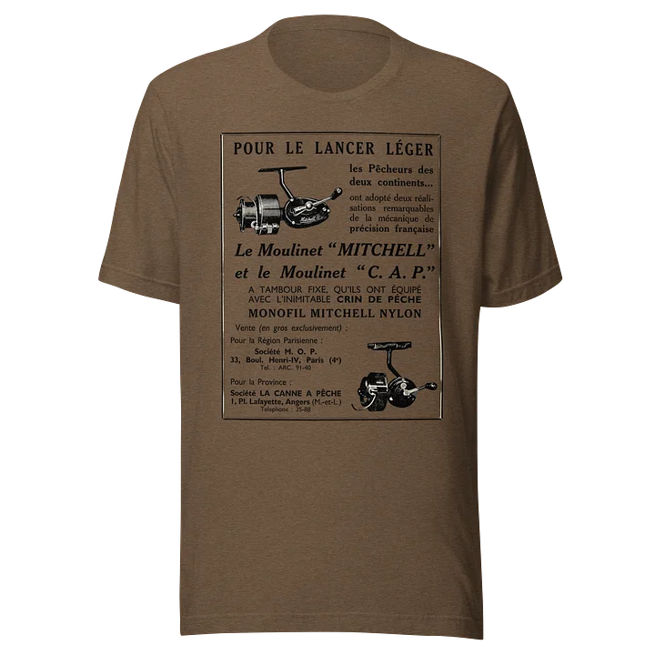 French 1950s Mitchell Reel Advert T-Shirt product image (19)
