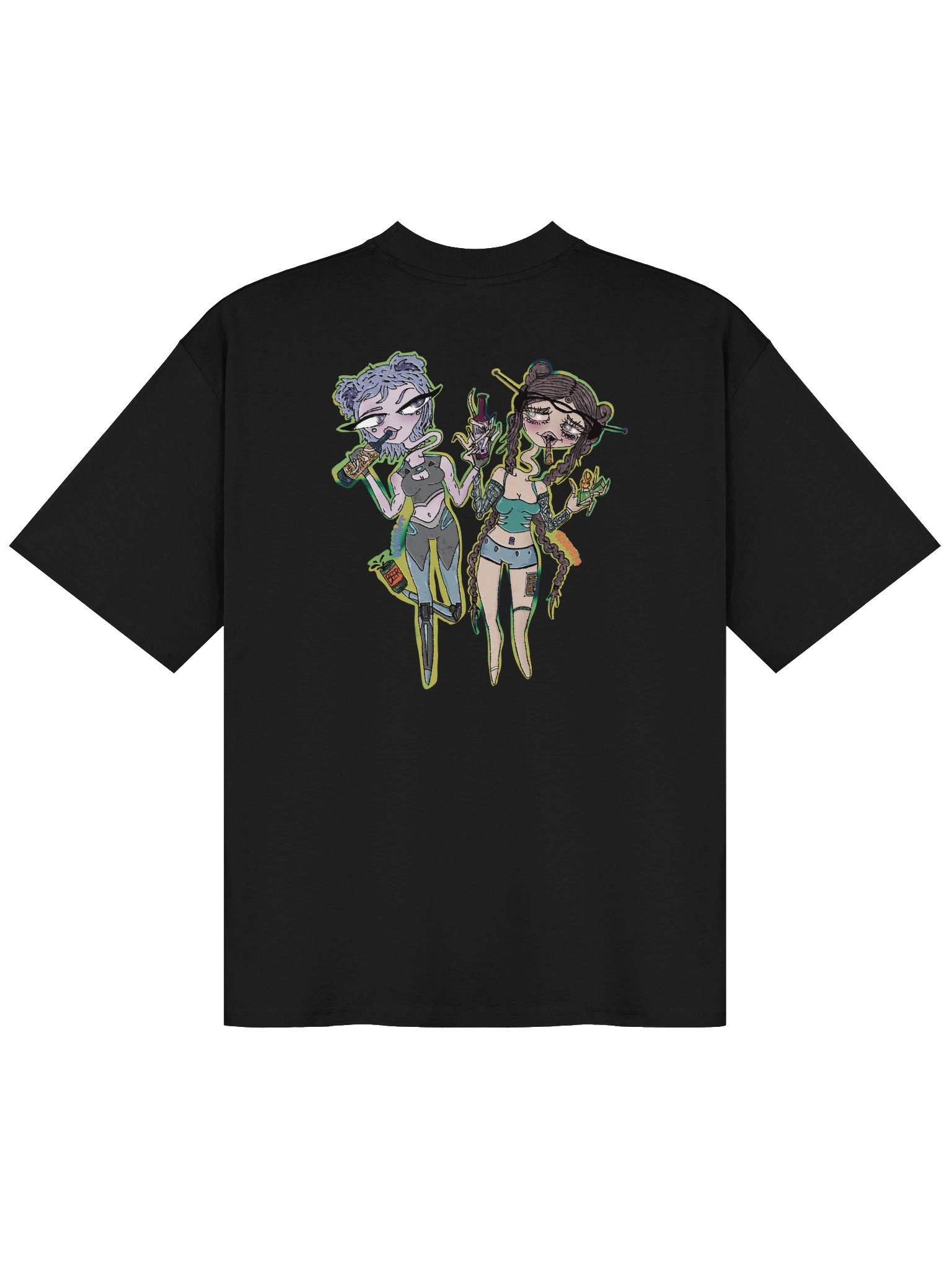 BEARBOT X SAHPHIE ✨ Unisex Organic Oversized Tee product image (2)