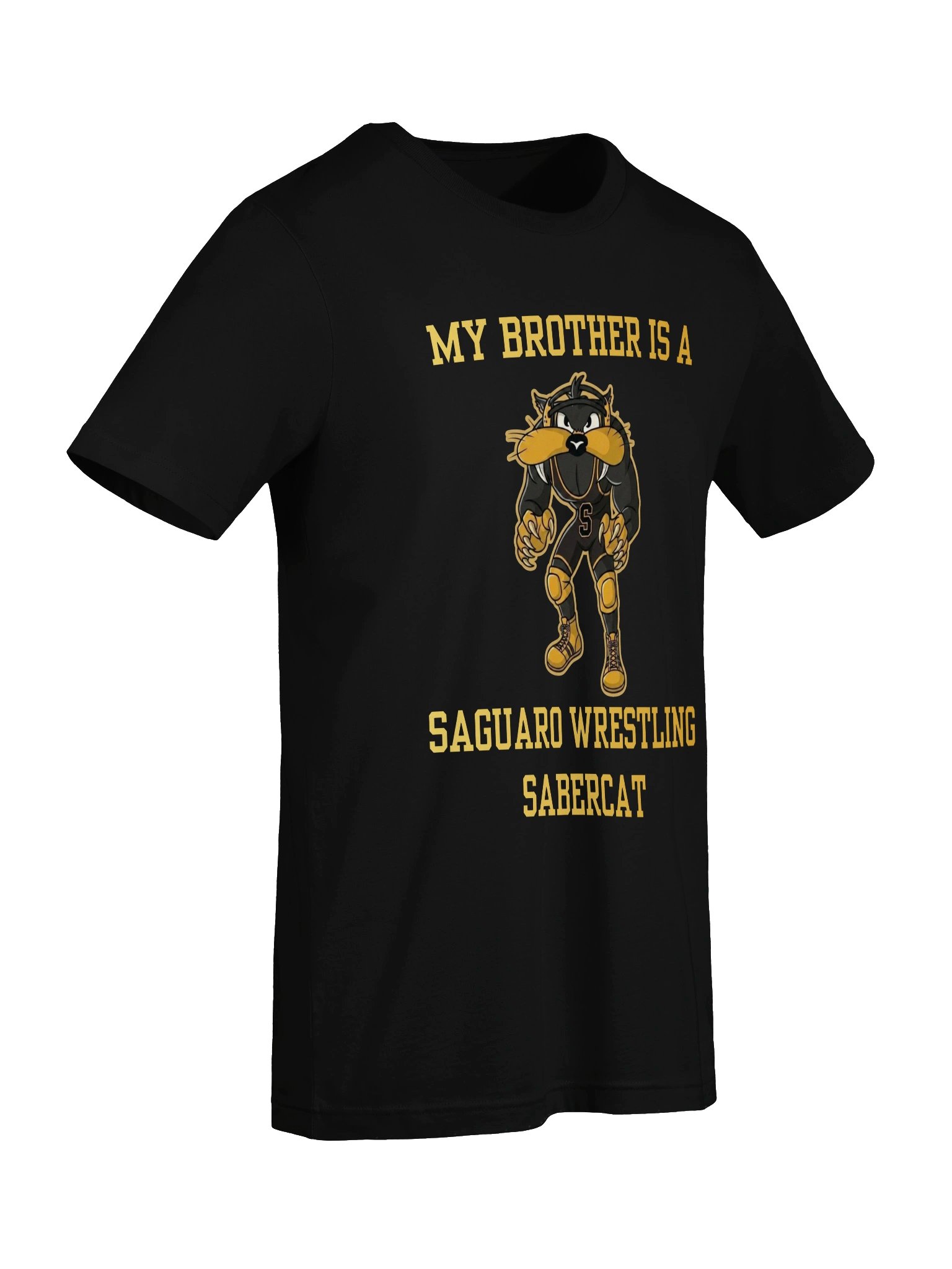 My Brother Is a Saguaro Wrestling Sabercat Tee product image (49)