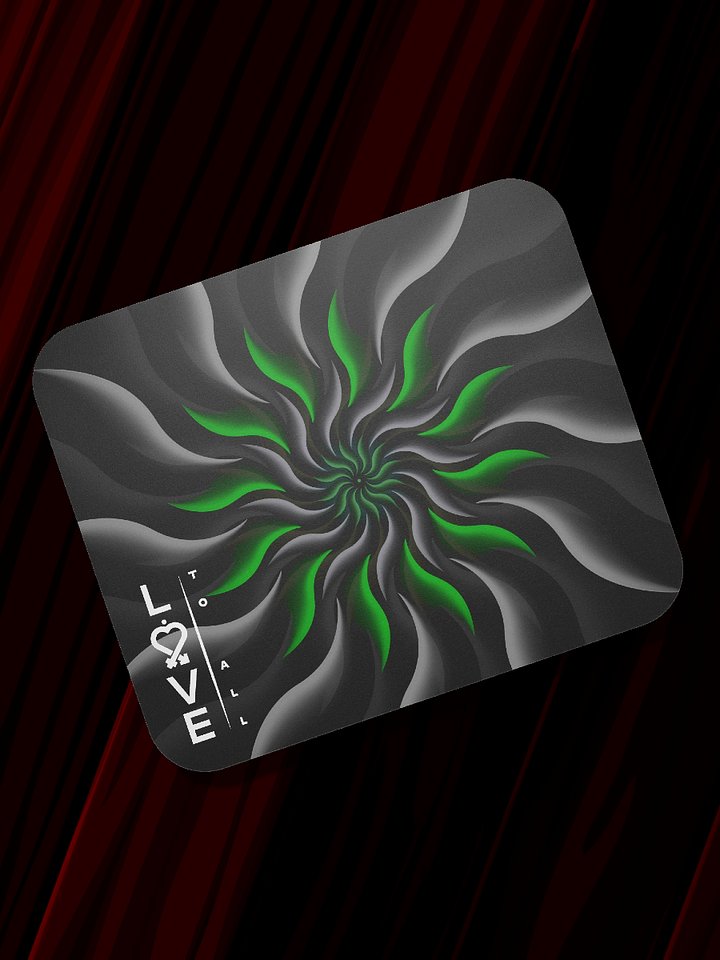 Green Mandala Small Mousepad product image (1)