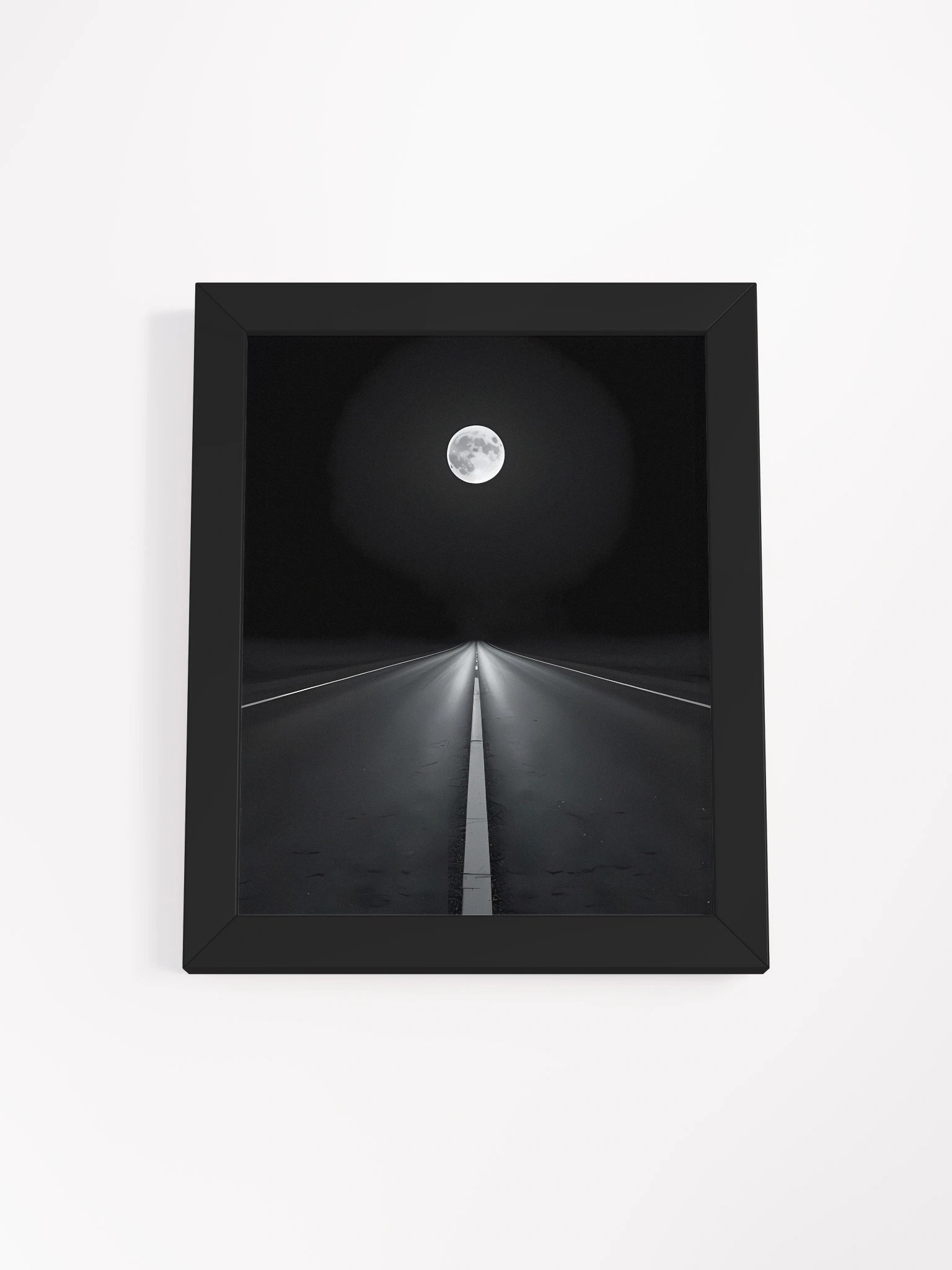 Moonlit Road Framed Poster product image (2)