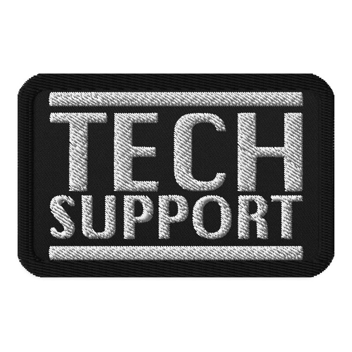 Tech Support Embroidered Patch product image (1)