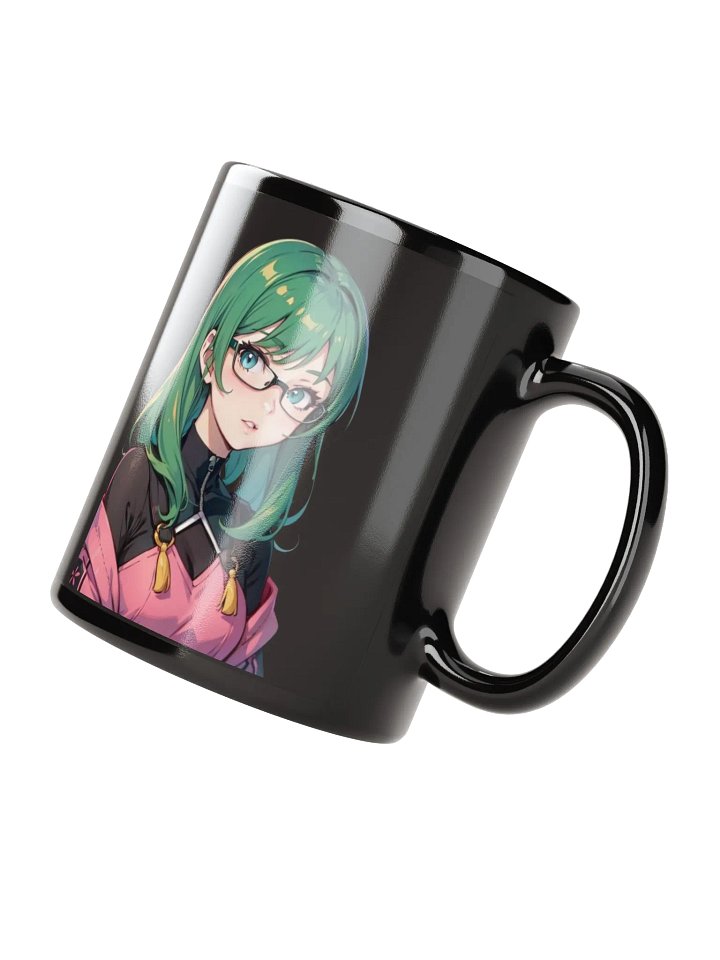 (GREEN WAIFU) K Black Mug product image (2)